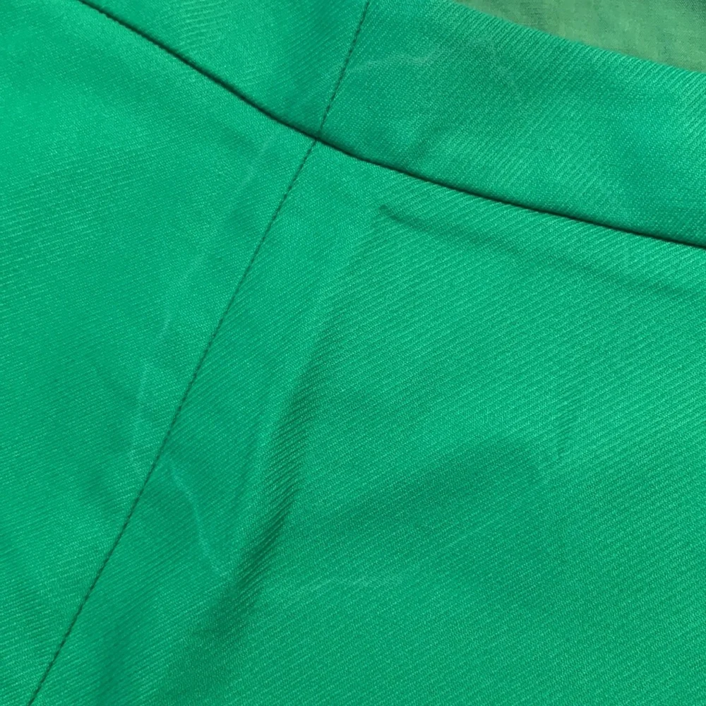 J. Crew Green Pencil Scalloped Hem Skirt